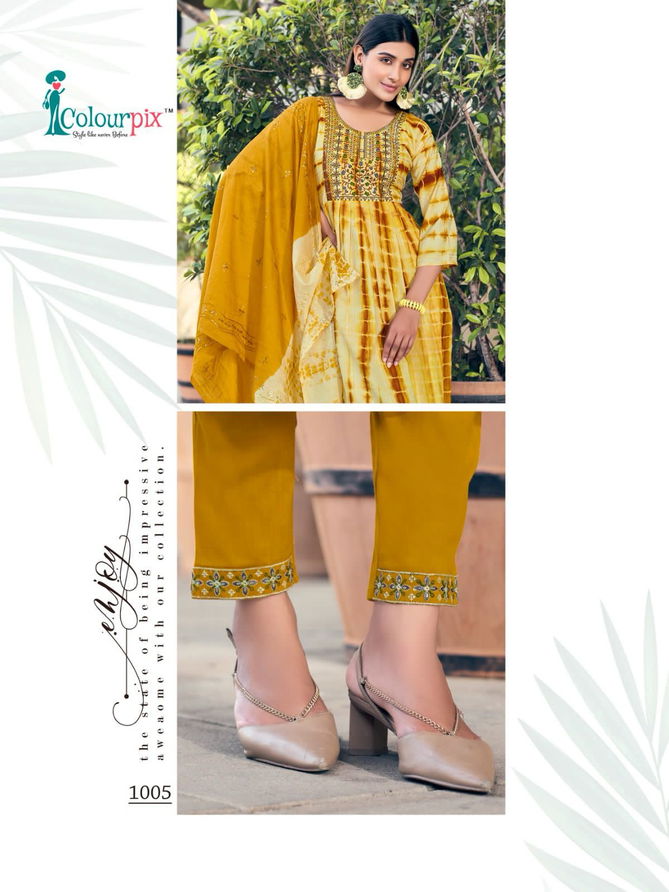 Colourpix Noor Vol 1 Viscose Printed Kurti With Bottom Dupatta Catalog